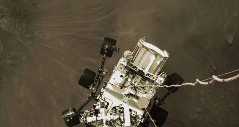 Sigue el fascinante viaje del rover Perseverance por Marte vdeos audios y ms