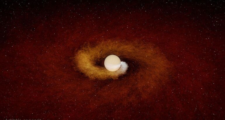 Pillados in fraganti Los astrnomos detectan una estrella devorando un planeta
