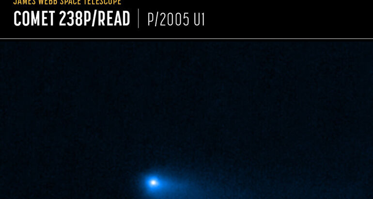 Webb encuentra agua y un nuevo misterio en un raro cometa del Cinturn de Asteroides