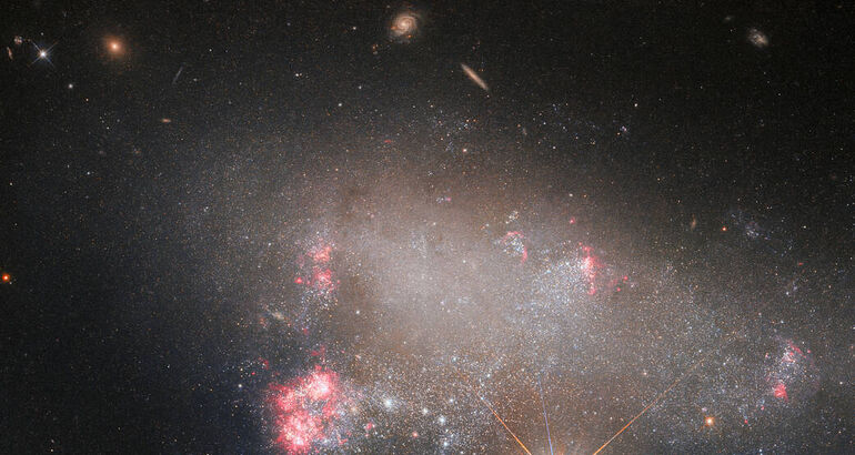 Hubble capta una impresionante galaxia estrellada 