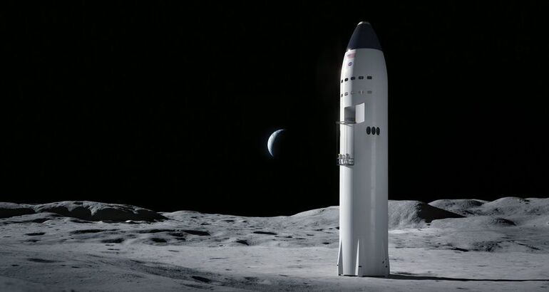 Los aterrizajes de Starship peligran la bsqueda de hielo en la Luna 