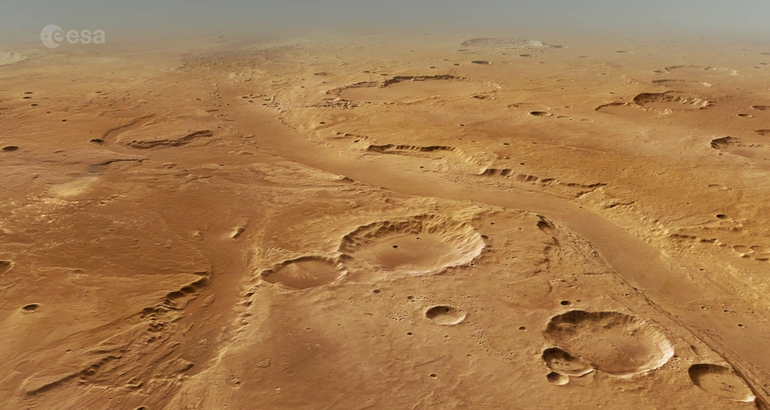 Vuela sobre Marte Descubre Ares Vallis a vista de pjaro