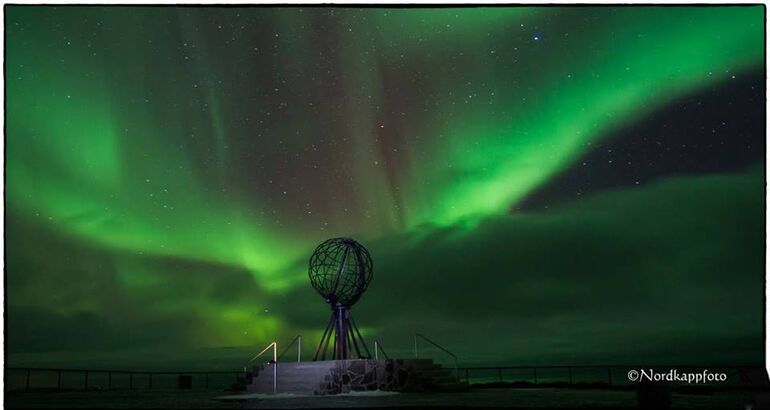 Auroras boreales desde Cabo Norte un espectculo nico en el fin de Europa