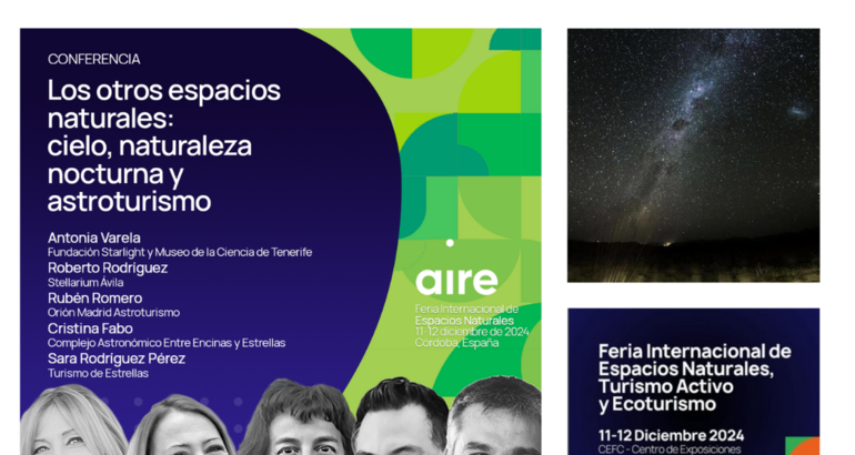 El astroturismo toma protagonismo en Expo Aire Feria Internacional de Espacios Naturales