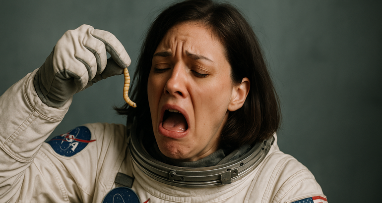 Comer insectos en el espacio La ESA investiga el men del futuro