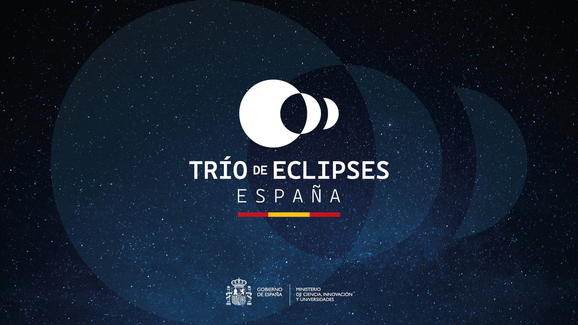 trío de eclipse en españa