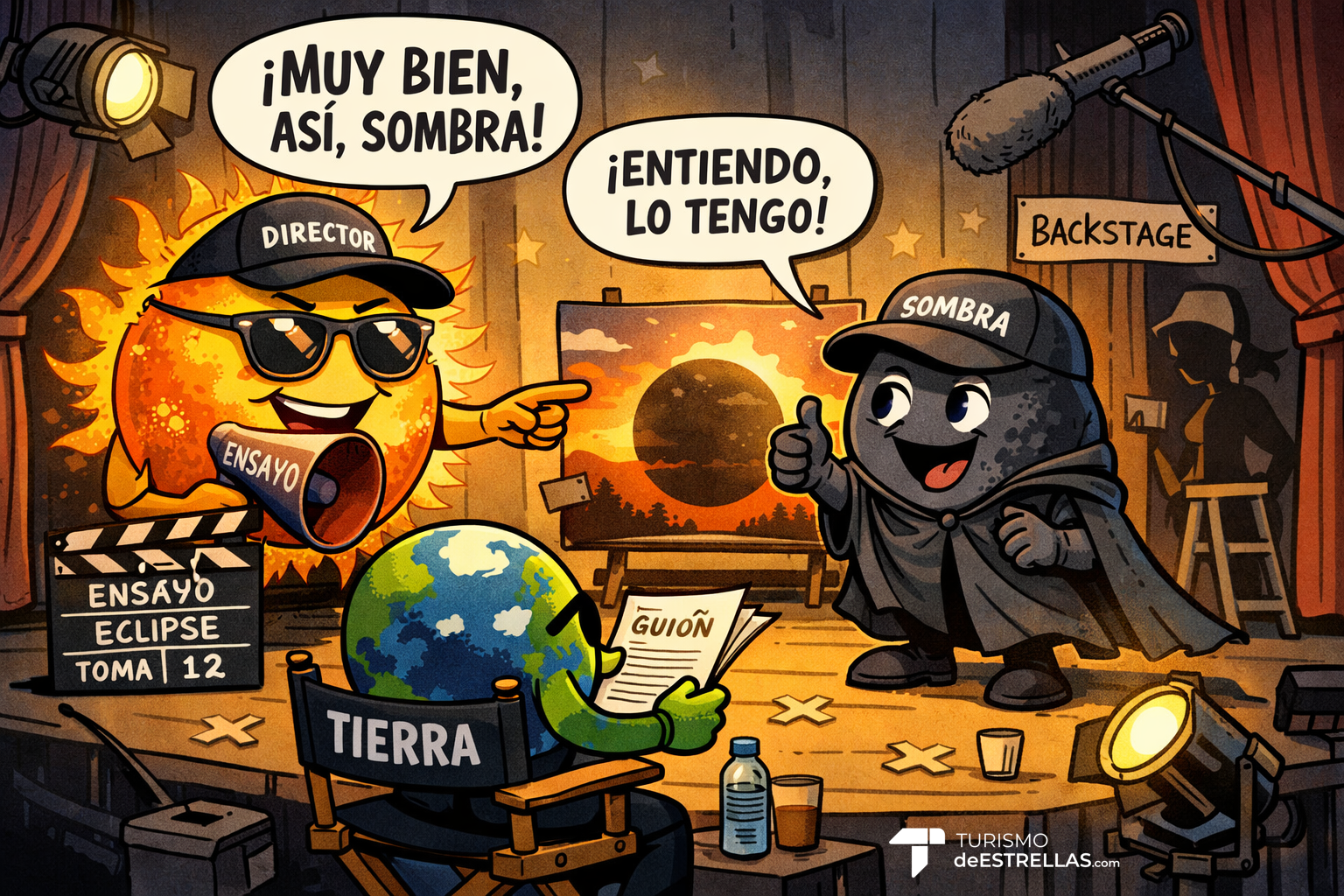 ensayo eclipse de sol