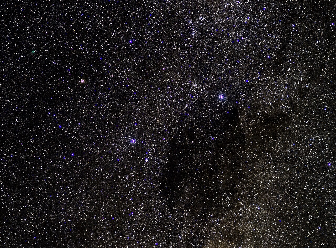 Cruz del Sur y nebulosa Saco de Carbón Fedaro - Trabajo propio - WKMCC