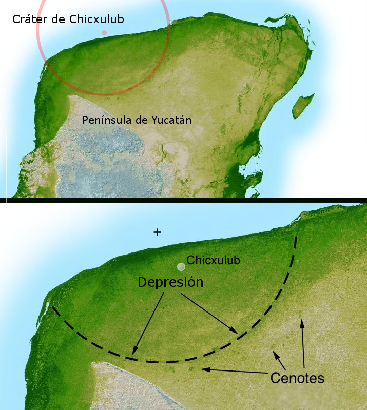 cráter chicxulub méxico
