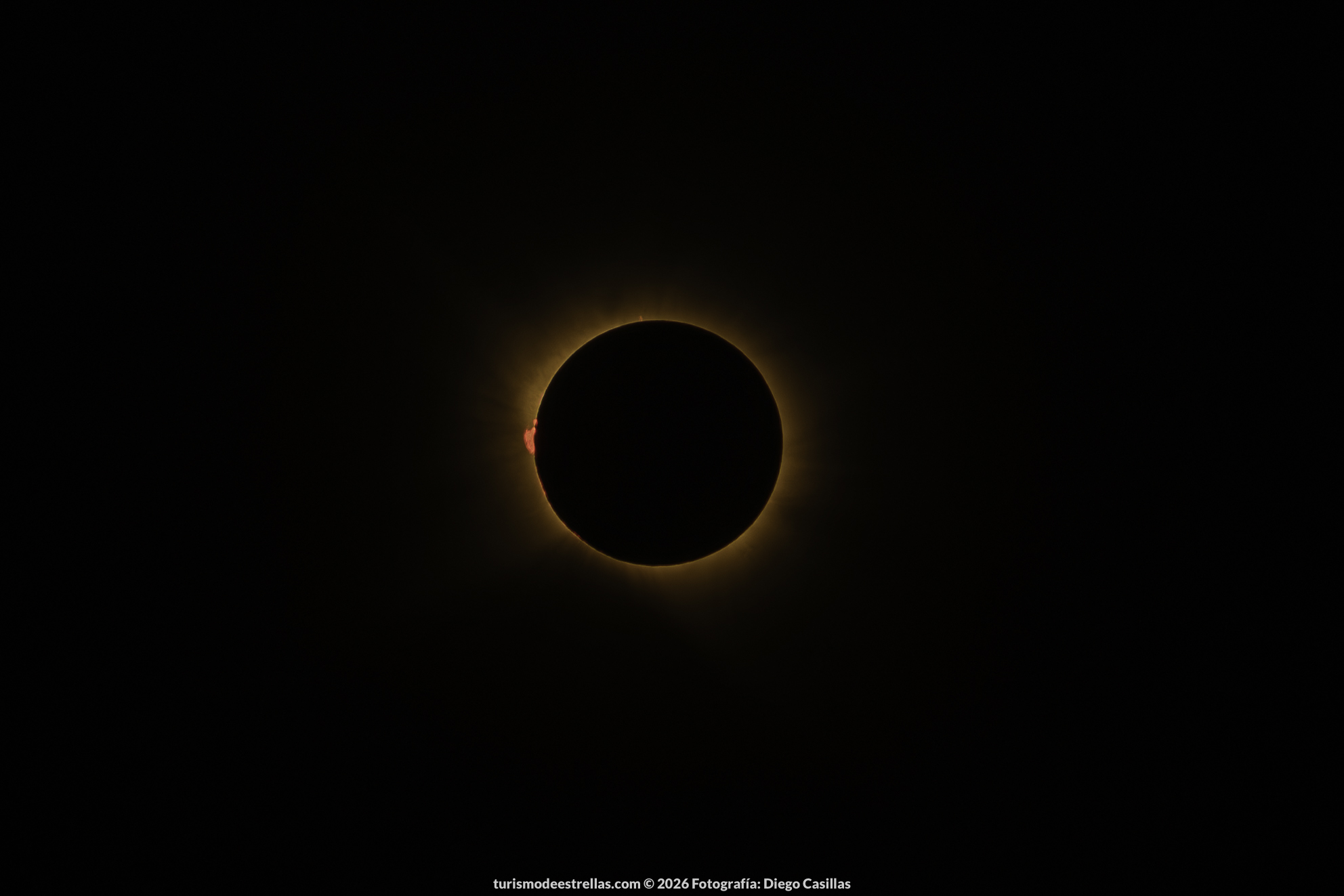 Eclipse total de sol 12 de agosto Diego