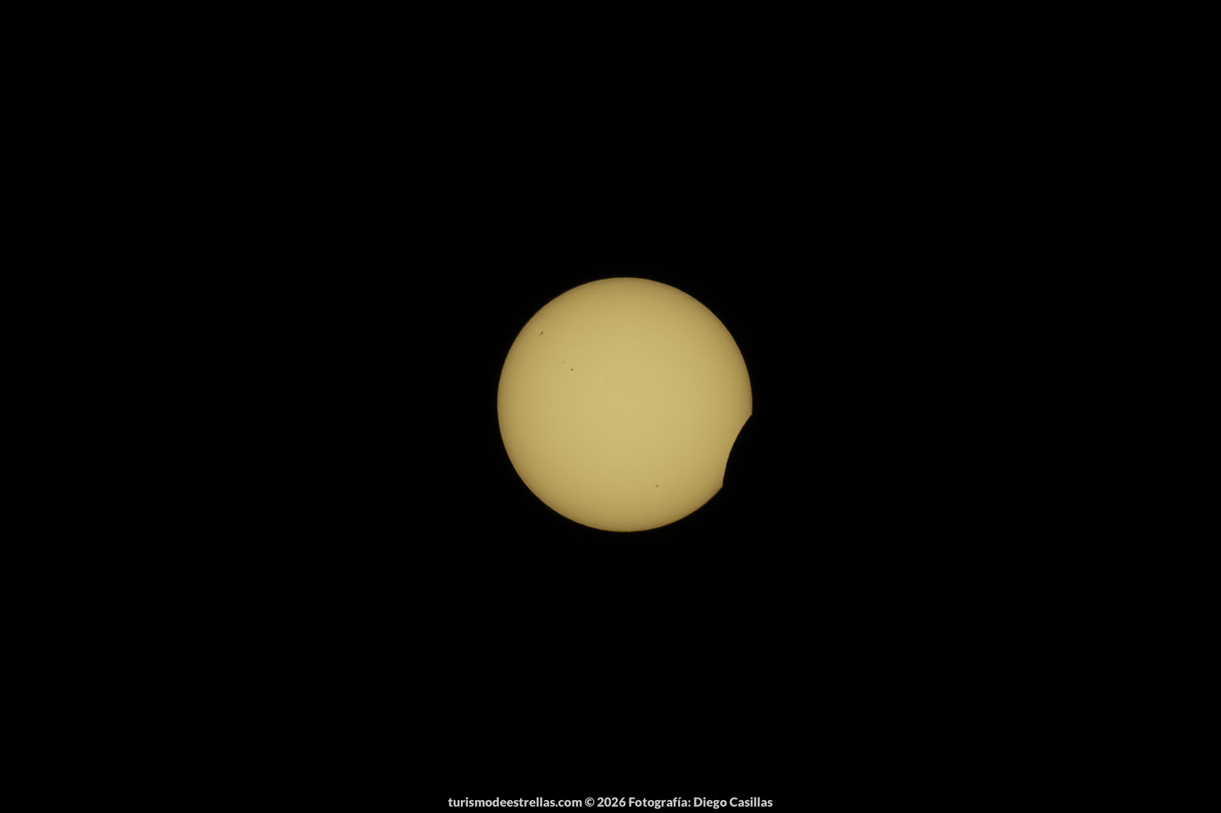 Eclipse total de sol 12 de agosto Diego