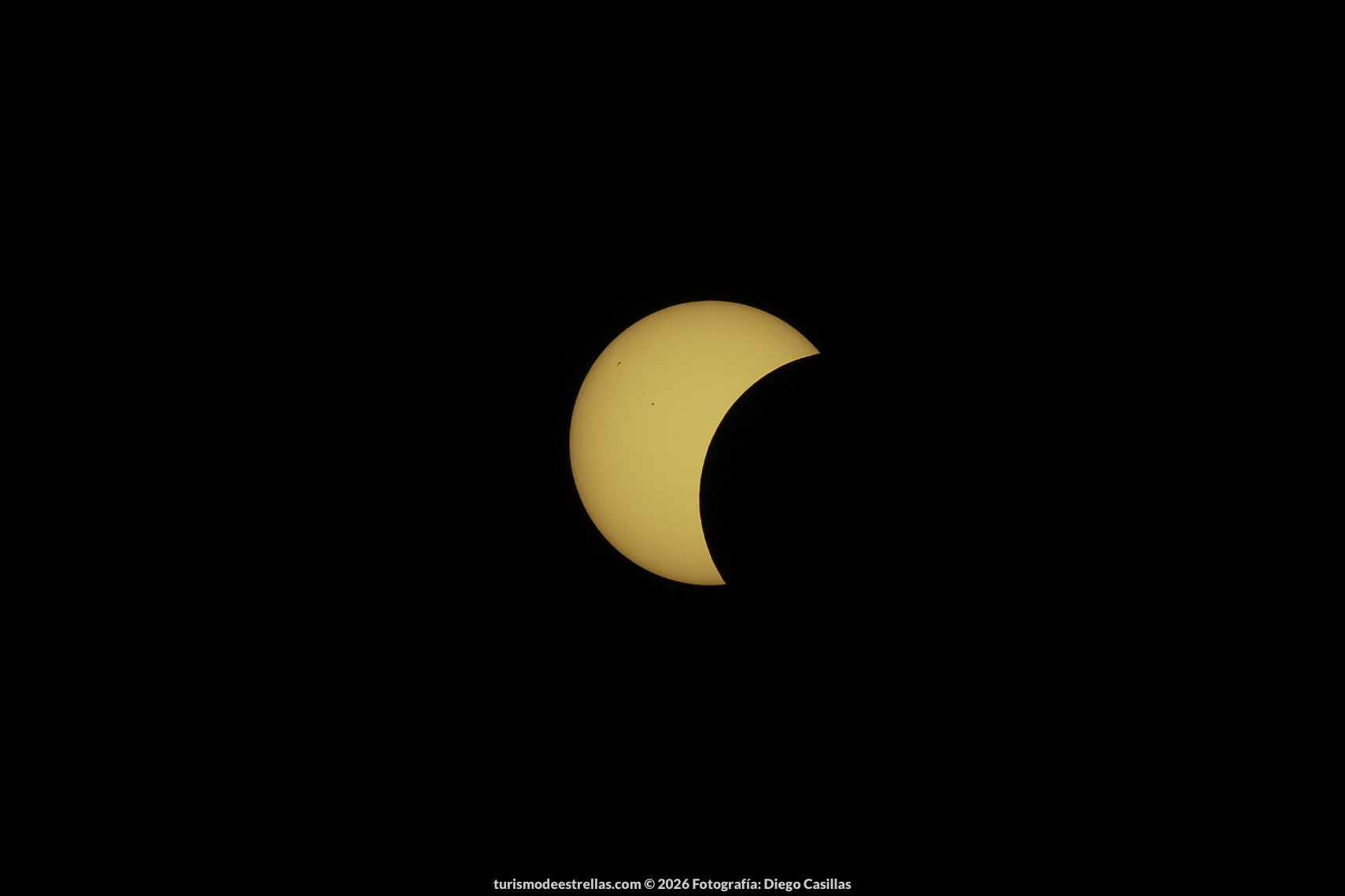Eclipse total de sol 12 de agosto Diego