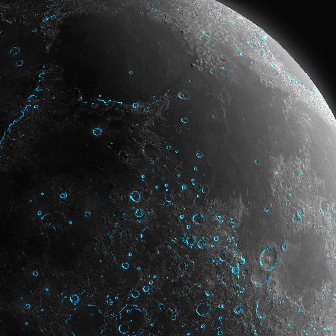 noche internacional observación de la luna