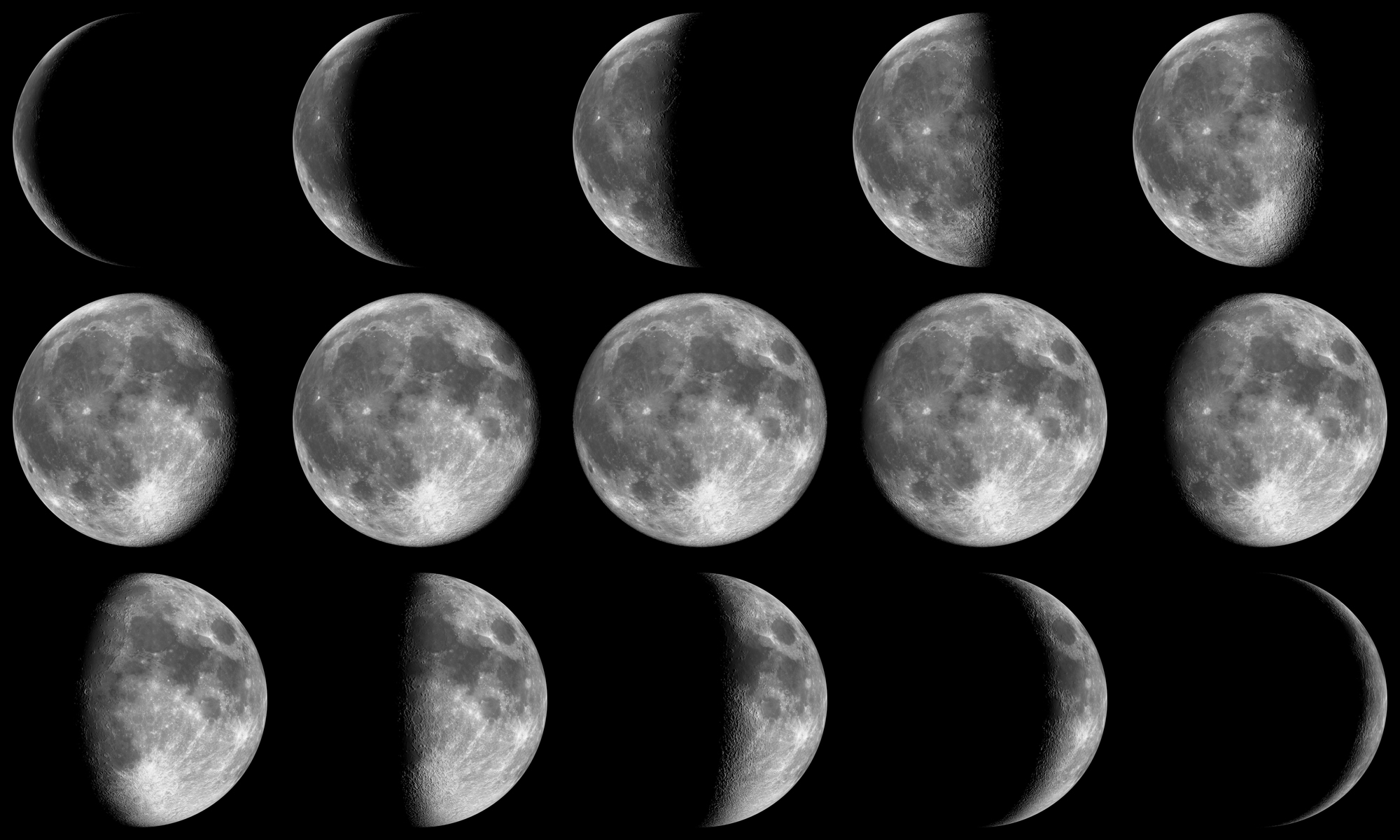 fases de la luna