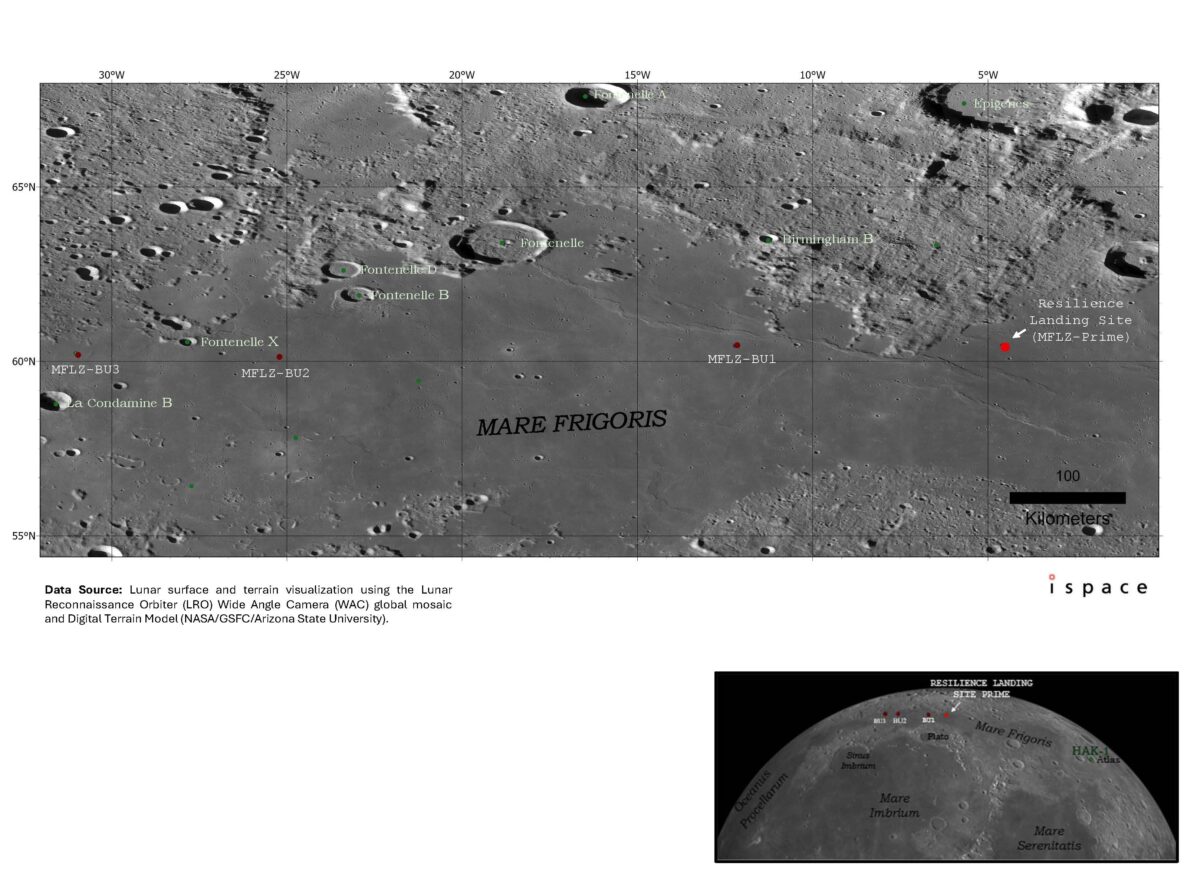 Mare Frigoris, la luna