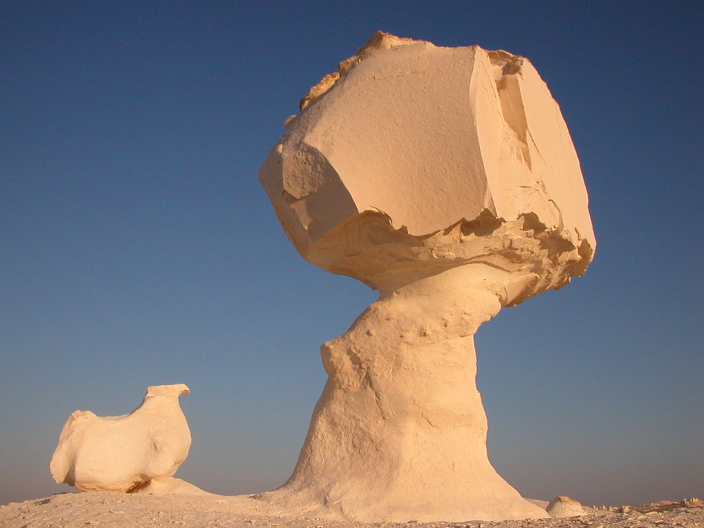 desierto blanco de farafra egipto