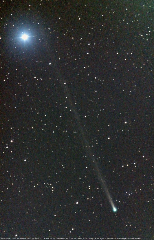 cometa SWAN25B, ahora C/2025 R2 (SWAN)